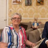 Cllr Beth Adger MBE with Mayor Cllr, Peter Johnston.