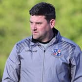 Loughgall manager Dean Smith. Pic by Pacemaker.