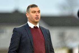 Portadown manager Matthew Tipton