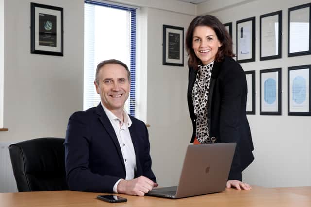 Geoff and Sinead Higgins, co-founders of Antrim based software company, Decision Time.
PICTURE BY STEPHEN DAVISON
PACEMAKER, BELFAST