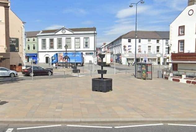 Carrickfergus town centre. Image by Google.