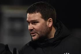 Linfield manager David Healy. Pic by Pacemaker.