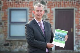 Rural Affairs Minister Edwin Poots launches the £1m Rural Halls Refurbishment Scheme
