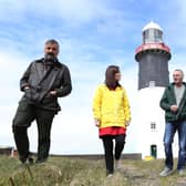 Infrastructure Minister visit Rathlin Island


Infrastructure Minister Nichola Mallon with Dr. Ziya Metal, Michael Cecil, OBE, Chair, and David Quinney Mee, members of the Rathlin Development and Community Association at the East Lighthouse. The Minister visited the island to announce a new community E-Transport Scheme and hear about future development for the island. The scheme will included an E-Car and twenty E-Bikes for use by islanders and visitors working on the island in initiative to support sustainable living, protect the environment and promote active travel.


Mandatory Credit Lorcan Doherty