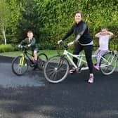 Robyn Mills, one of the Nurse Practitioners at Moira Surgery with her children Ephra and Eben