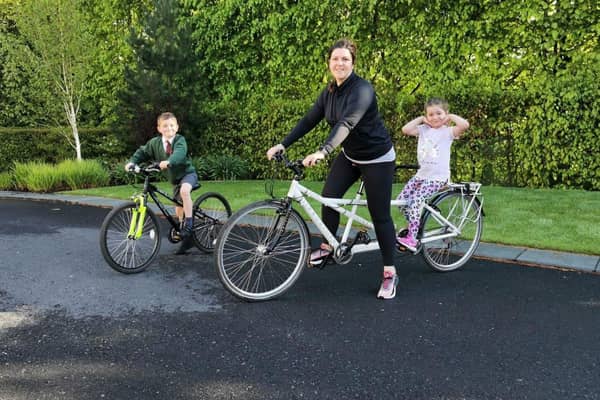 Robyn Mills, one of the Nurse Practitioners at Moira Surgery with her children Ephra and Eben