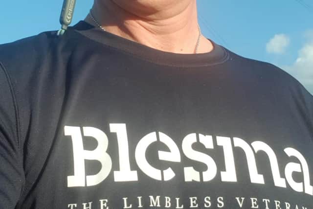 Blesma fundraiser Iain McAfee