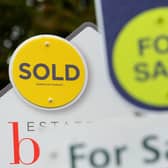 File photo dated 14/10/14 of sold and for sale signs. House prices across the UK are expected to increase by 4 percent this year, according to a property group's forecasts. Issue date: Tuesday March 9, 2021.