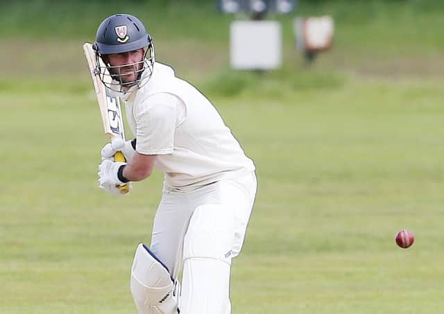 13th June 2015
Cricket - Ballymena v Lisburrn at Eaton Park, Ballymena. Ballymena's James Kennedy bats.
Picture by Jonathan Porter/Press Eye