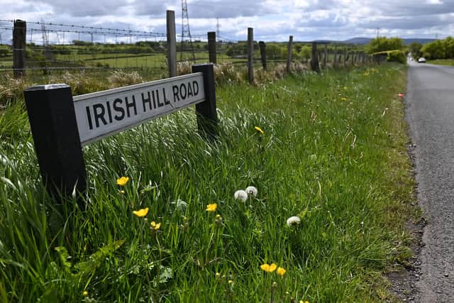 Police have appealed for witnesses or drivers who have dash-cam footage of the crash on the Irish Hill Road to come forward.
Picture: Colm Lenaghan/Pacemaker