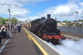 Whitehead-based steam engine No. 4 during its visit to Killarney in May 2018 (archive image).