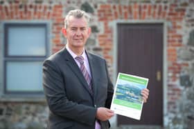 Rural Affairs Minister Edwin Poots launches the £1m Rural Halls Refurbishment Schemee