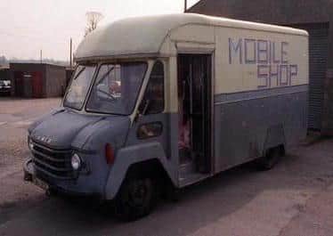 The Mobile Shop which was the scene of the triple murder in Craigavon 30 years ago.