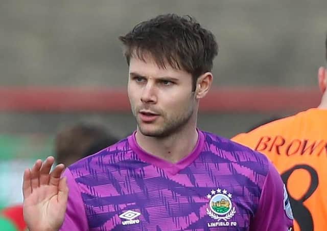 Linfield goalkeeper Chris Johns. Pic by PressEye Ltd