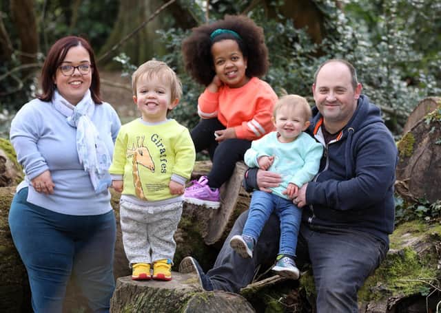 Tricia, Noah, Cara, Bethany and Sean Mailey. (C) BBC NI