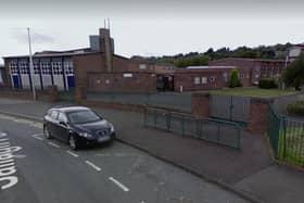Larne High School. Pic by Google.