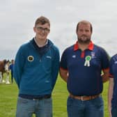 Finvoy YFC members stewarding in the horse classes at Ballymoney Show 2019.
