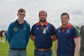 Finvoy YFC members stewarding in the horse classes at Ballymoney Show 2019.