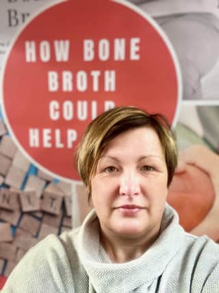 Lynette McHendry of new small enterprise Spear & Arrow in Larne has created a novel bone broth