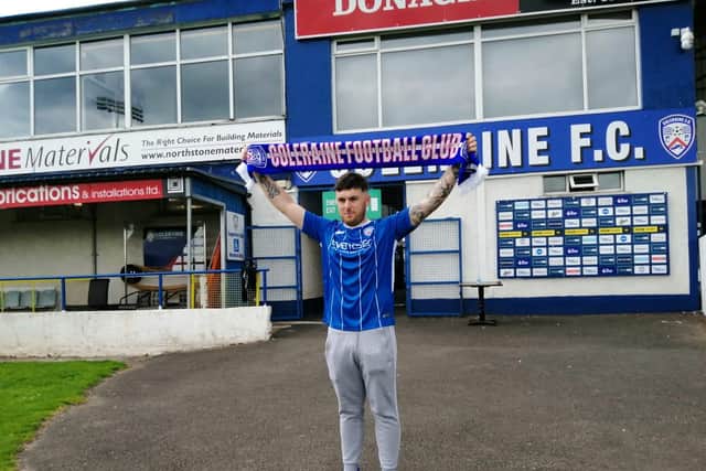 Cathair Friel has signed a three-year contract with Coleraine