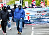Press Eye - Belfast - Northern Ireland - 5th June 2021

Hundreds attended a rally in Portadown, organised by a group calling themselves the Unionist and Loyalist Unified Coalition.

Picture: Philip Magowan / Press Eye