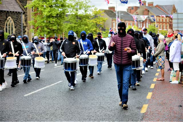 Press Eye - Belfast - Northern Ireland - 5th June 2021

Hundreds attended a rally in Portadown, organised by a group calling themselves the Unionist and Loyalist Unified Coalition.

Picture: Philip Magowan / Press Eye