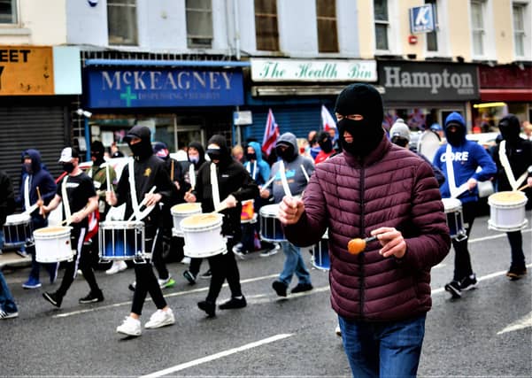 Press Eye - Belfast - Northern Ireland - 5th June 2021
Hundreds attended a rally in Portadown, organised by a group calling themselves the Unionist and Loyalist Unified Coalition.
Picture: Philip Magowan / Press Eye