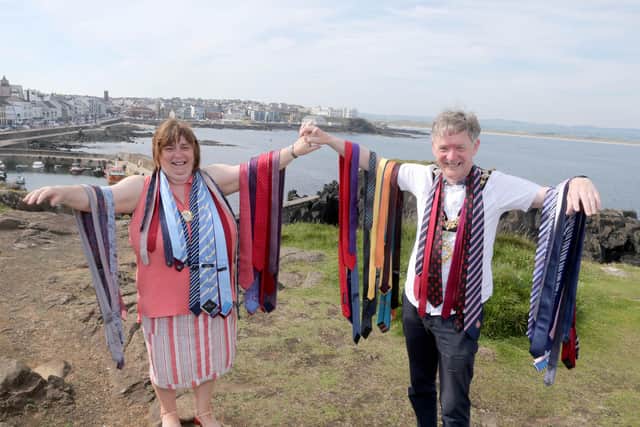 The Mayor of Causeway Coast and Glens Borough Council Alderman Mark Fielding is now preparing to hand over the chain of office, and pack away his colourful tie collection, as his term comes to an end