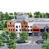 An artists' impression of what Phase Two of the NI Fire & Rescue Service base in Cookstown will look like.