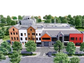 An artists' impression of what Phase Two of the NI Fire & Rescue Service base in Cookstown will look like.