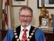 Pictured is the newly elected Mayor of Mid and East Antrim Borough Council, Councillor William McCaughey and Deputy Mayor, Councillor Matthew Armstrong.