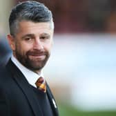 Motherewell manager Stephen Robinson looks on during the Ladbrokes Scottish Premiership match between Motherwell and Livingston at Fir Park Stadium on October 6, 2018 in Motherwell, Scotland. (Photo by Ian MacNicol/Getty Images)