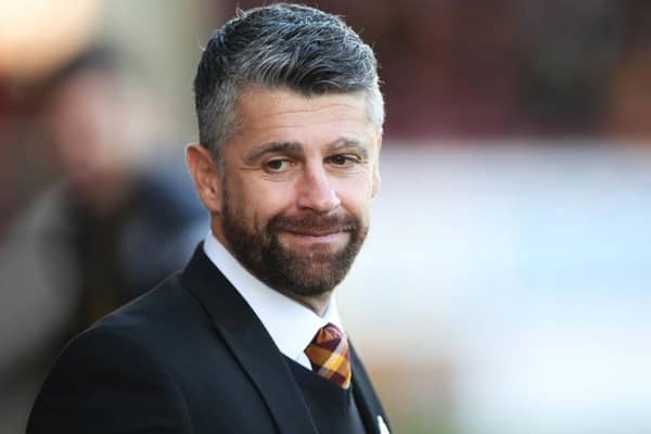 Motherewell manager Stephen Robinson looks on during the Ladbrokes Scottish Premiership match between Motherwell and Livingston at Fir Park Stadium on October 6, 2018 in Motherwell, Scotland. (Photo by Ian MacNicol/Getty Images)