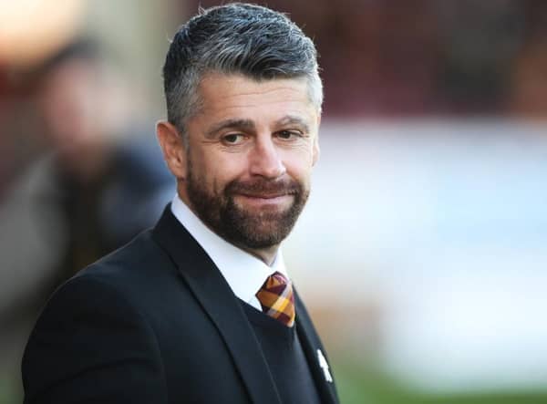 Motherewell manager Stephen Robinson looks on during the Ladbrokes Scottish Premiership match between Motherwell and Livingston at Fir Park Stadium on October 6, 2018 in Motherwell, Scotland. (Photo by Ian MacNicol/Getty Images)
