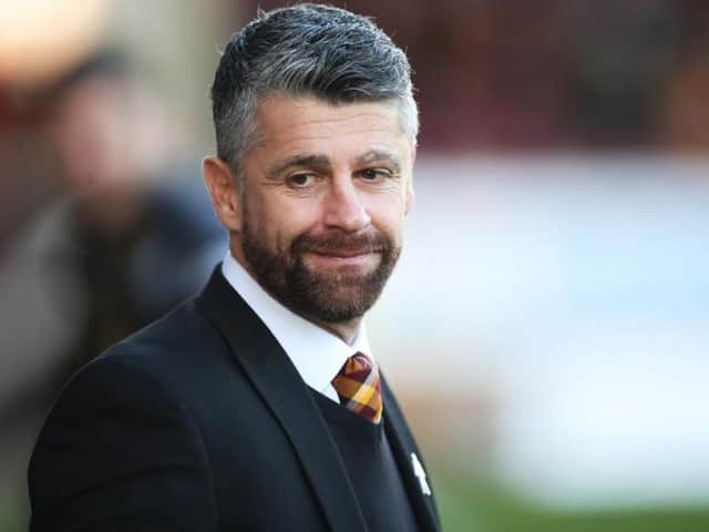Motherewell manager Stephen Robinson looks on during the Ladbrokes Scottish Premiership match between Motherwell and Livingston at Fir Park Stadium on October 6, 2018 in Motherwell, Scotland. (Photo by Ian MacNicol/Getty Images)