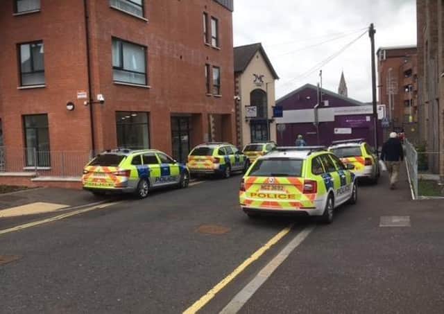 Arrest at Wardsborough Road apartments in Lisburn on 8 June 2021