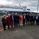 A Scottish council delegation from Dumfries and Galloway welcomed to Mid and East Antrim in August 2019