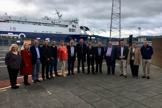A Scottish council delegation from Dumfries and Galloway welcomed to Mid and East Antrim in August 2019