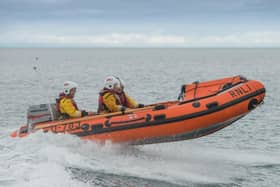 Larne RNLI's inshore lifeboat (stock image)