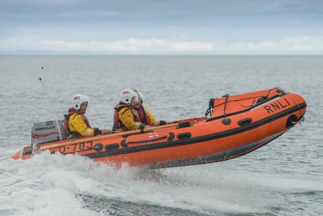 Larne RNLI's inshore lifeboat (stock image)