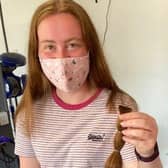 Emma donated almost 17 inches of hair to the Little Princess Trust.