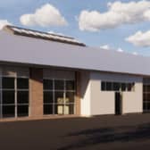 An artist's impression of the new Islandmagee Primary School.