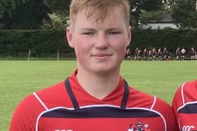 Joshua McNeely made his debut for Ballymena Academy First XV this week  after three major heart operations