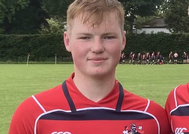 Joshua McNeely made his debut for Ballymena Academy First XV this week after three major heart operations
