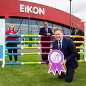 Rhonda Geary, Operations Director, RUAS; Cormac McKervey, Senior Agriculture Manager, Ulster Bank; Mark Crimmins, Head of Ulster Bank, NI; and Dr. Alan Crowe, Chief Executive, RUAS