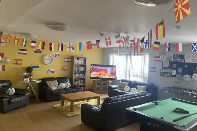 Locke House in Portadown is hosting a Euros BBQ on the 16th July at the end of the tournament. Residents have been enjoying the games at the communal sitting room.