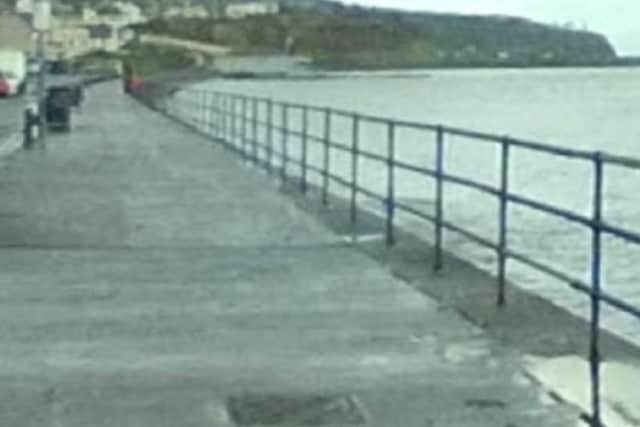 Railings at Whitehead seafront will be replaced. Pic Google