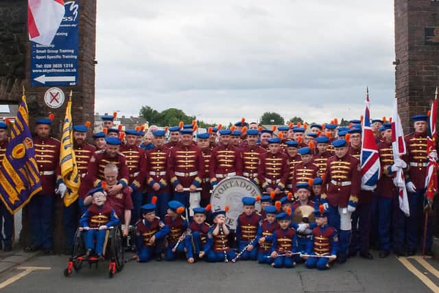 Ahead of its 50th anniversary later this year Portadown True Blues Flute Band has already staged a series of events to mark the occasion, among them an anniversary parade , Big Breakfast and charity football match in aid of the YMCA.