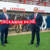 Ross Lazaroo-Hood (left) and Sitki Gelmen (right), Founder and Group CFO of Landmark Holding Group.