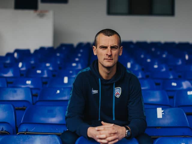 Oran Kearney has committed his future to Coleraine. PICTURE: David Cavan
